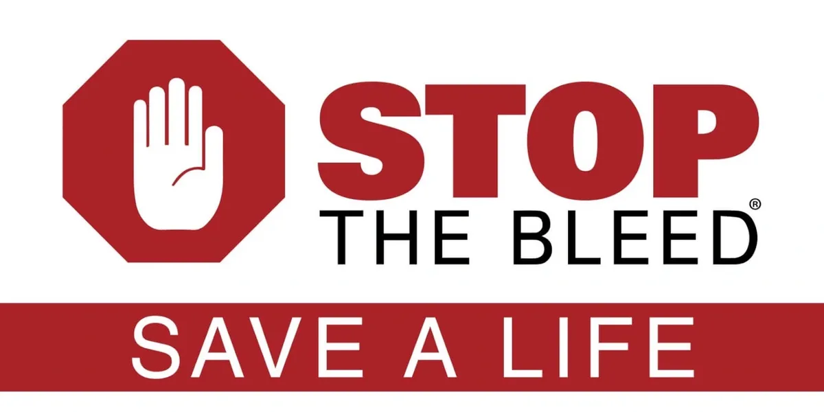 Stop the Bleed, Save a Life logo.