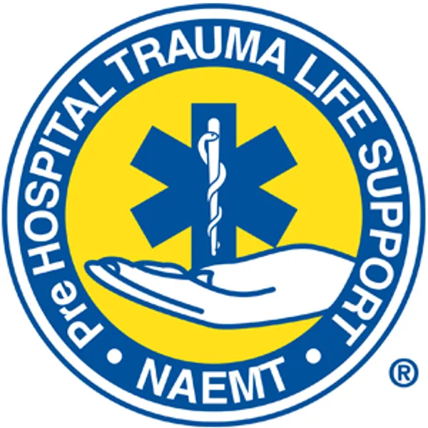 NAEMT Prehospital Trauma Life Support logo.